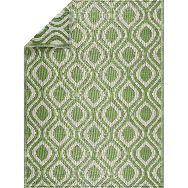 Corrigan Studio® Reversible Indoor/Outdoor 100 Recycled Plastic Floor Mat/Rug Weather, Water